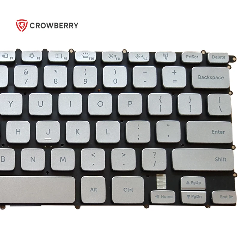 Оригинальная Серебристая клавиатура с подсветкой для ноутбука Dell Inspiron 14 7000 7437, оригинальная запасная Клавиатура для ноутбука