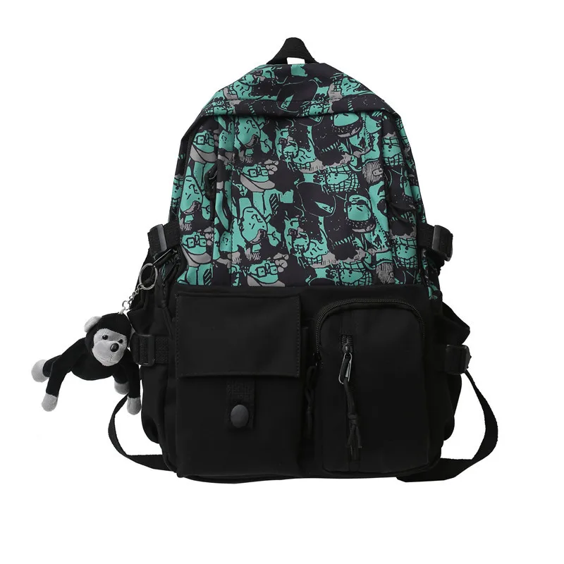 New Korean junior high school student school bag Harajuku ulzzang College style backpack computer backpack