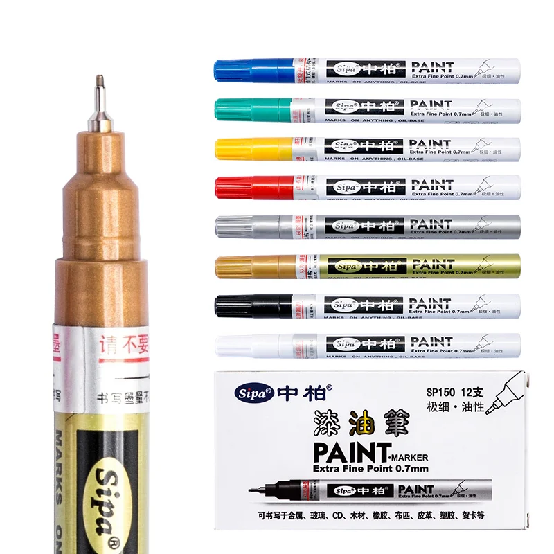 SIPA SP150 наружное применение для использования внутри помещений прецизионный контроль на масляной основе быстросохнущая формула выцветание маркер краски