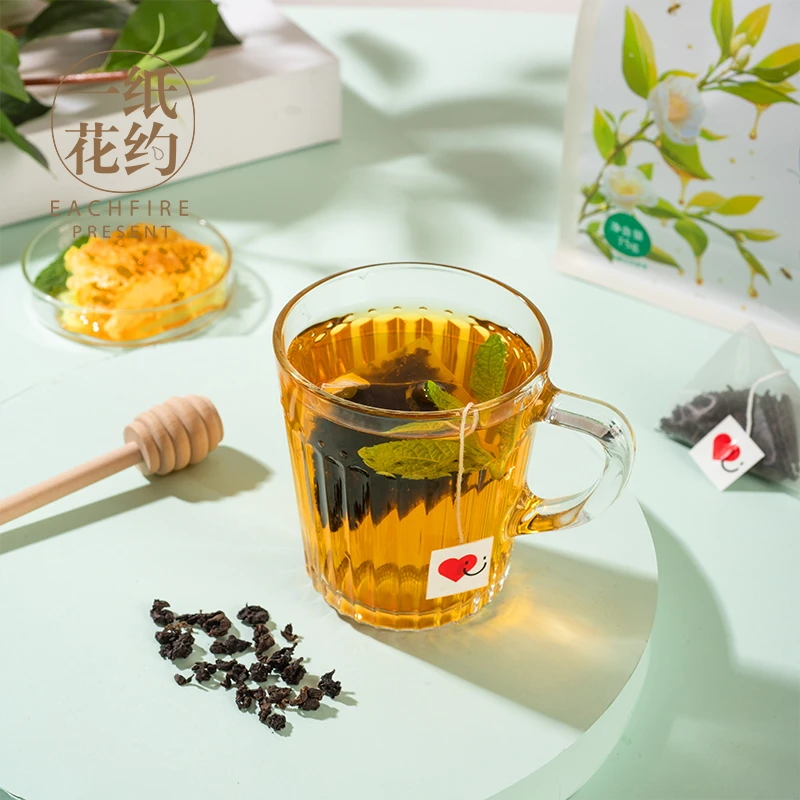 Oolong honey tea sweet fragrance tea independent packaging pyramid bag cold hot bubble tea