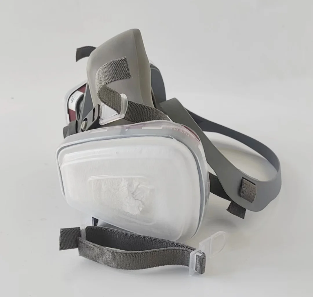 Vaultex Reusable Chemical Mask Respirator 6200 Half Face Mask Cover Breathing Filter Gas Mask