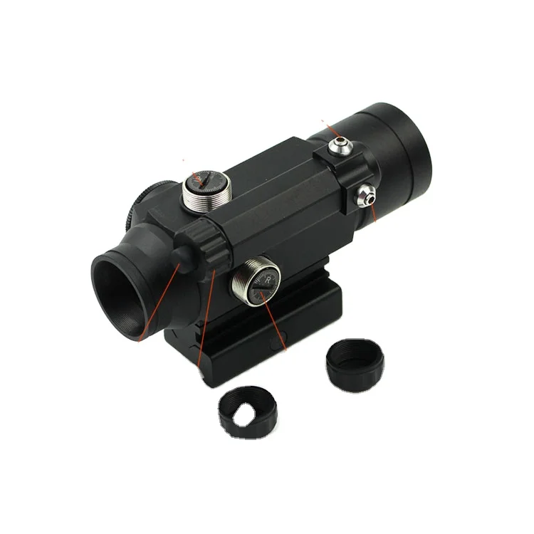 PHANTOM  HD-25   1X29 aluminum Red dot with red laser sight