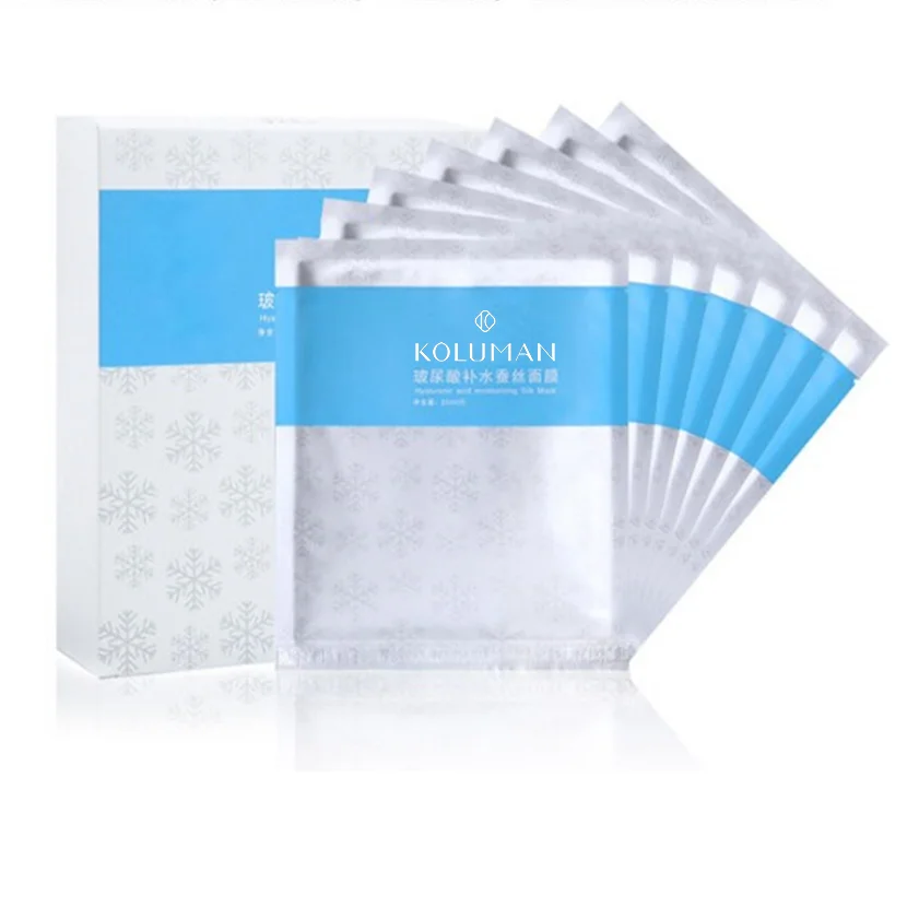 Hot selling own brand hyaluronic acid mask fully hydrate and moisturize the skin Hyaluronic acid mask cosmetics manufacturers