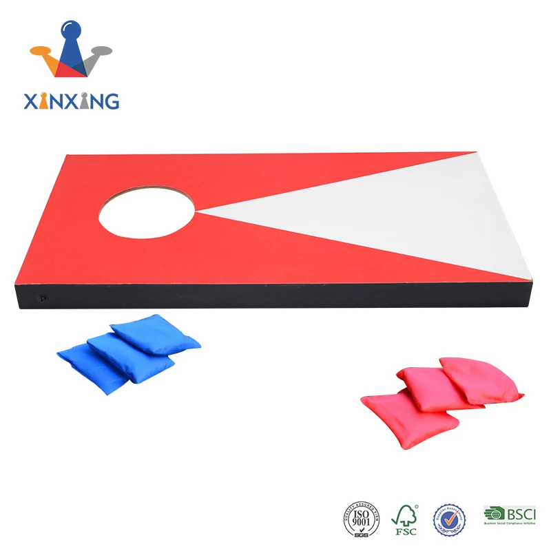 Заднем дворе газон открытый корнхоул Cornhole игра деревянная Набор для Семья Дети весел