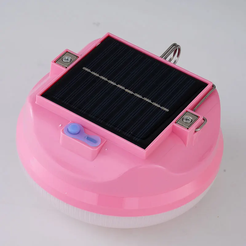 Portable Outdoor Emergency  Bread Shaped LED Camping Lantern USB Rechargeable Tent light with solar power
