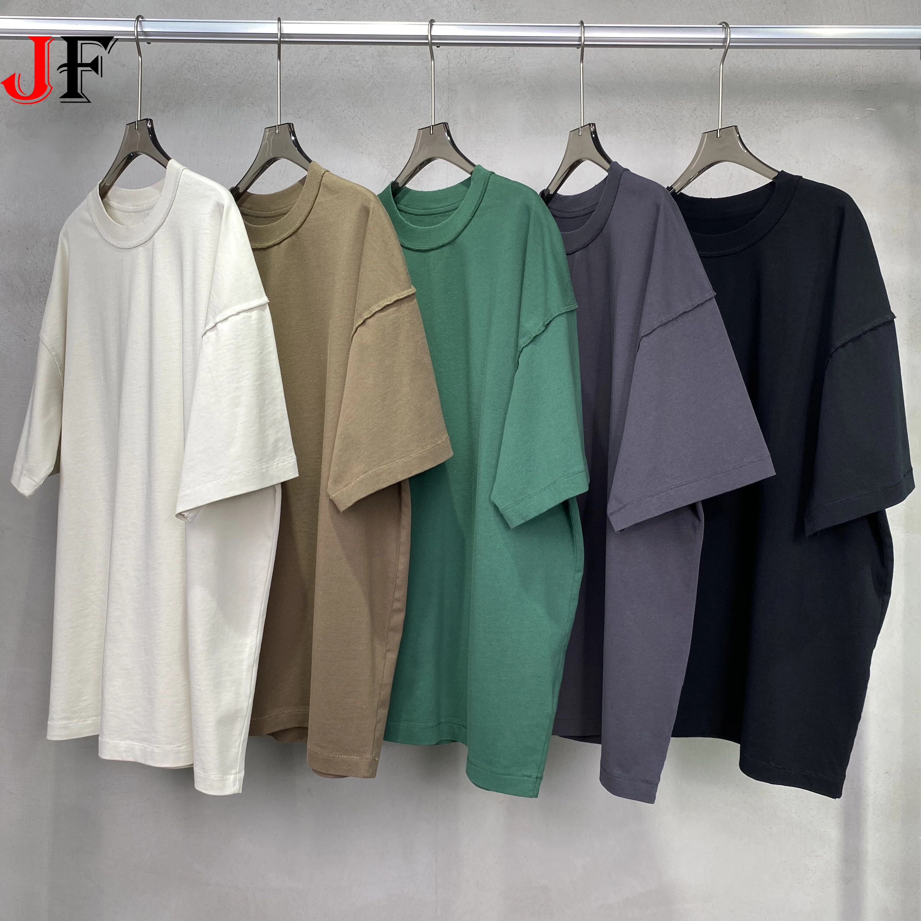 High Quality 100% Cotton Mens Oversized T Shirts Custom Logo Printed Plus Size Tshirt For Men Heavy Weight T-Shirt