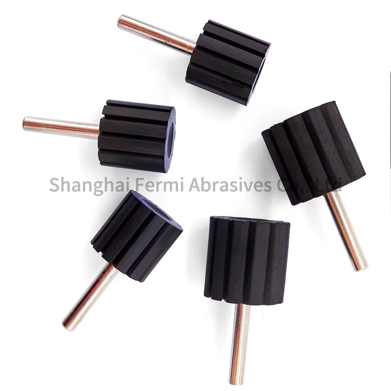 Spiral Band Rubber Mandrels - Sanding Drums/Slotted (shaft: 6mm) /Sanding Bands Holder