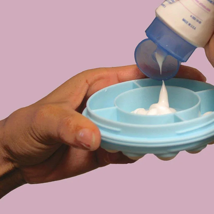 Wholesale Long-Handle Body Lotion Applicator Cream Oil Roller Massage Brush for Back Legs Head Bathroom Use Sunscreen Shower Gel