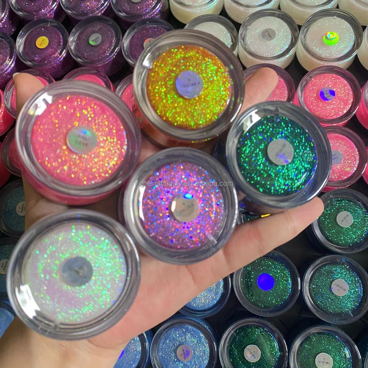OEM New Products Face Body Beauty Makeup Organic Highlighter Powder Shimmer Glitter Jelly Gel Mermaid Eyeshadow Waterproof Cream