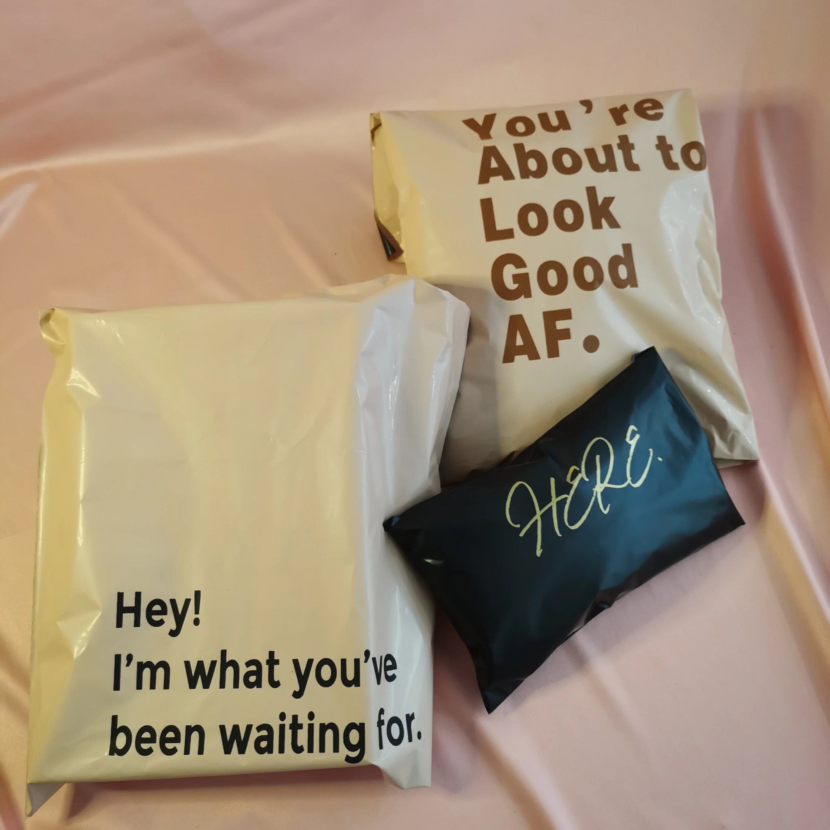 luxury packaging  custom poly mail mailers mailing polymailers shipping bags logo for clothing