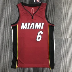 75th anniversary heat press majestic jersey Miami james basketball jersey original 1:1 basketball shirts basketball wear custom