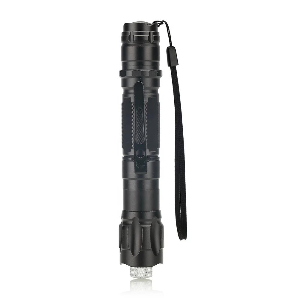 Military grade laser flashlight red green 100mw  laser pointer with dot and starry beam light laser pen