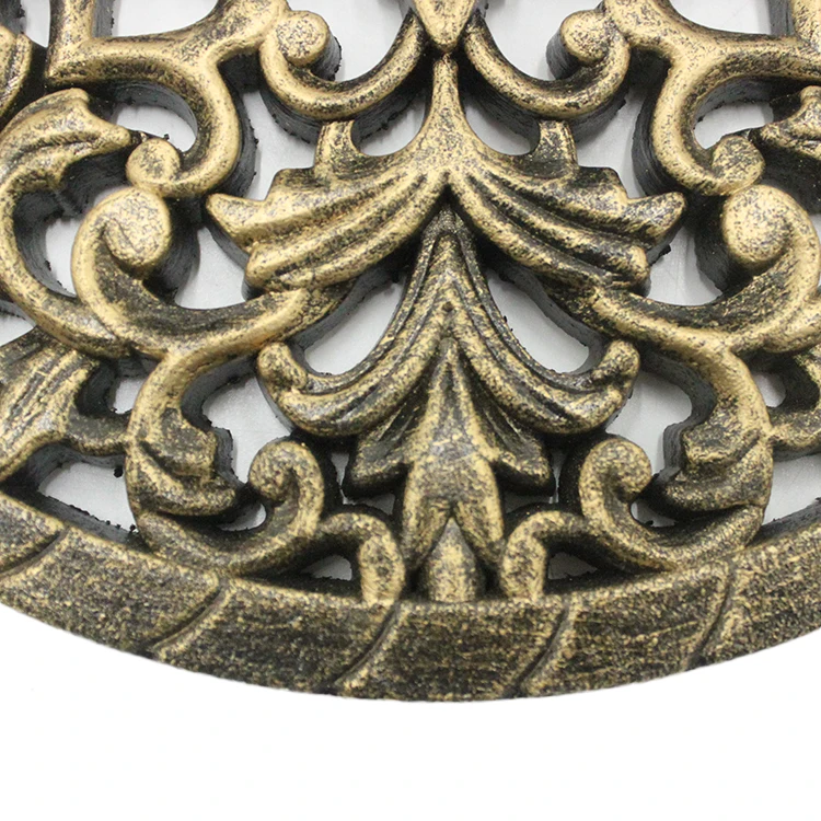 Christmas Wooden Christmas Decoration Natural Wood Color Flower Home Wall Decor Decorative Carved Wooden Wall Panels