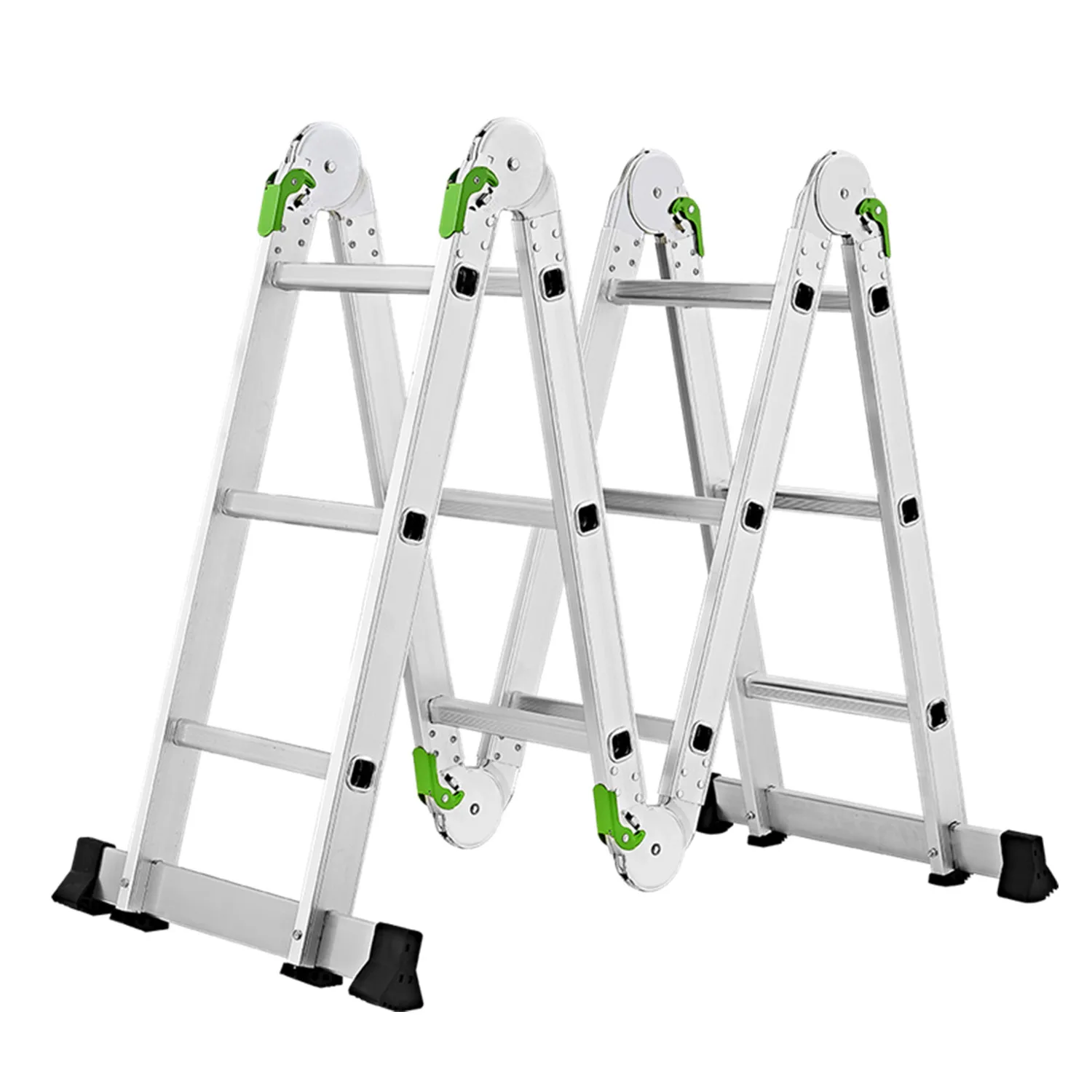 (Акция) Складная Многофункциональная алюминиевая удлинитель 8 в 1 сверхмощная комбинированная лестница