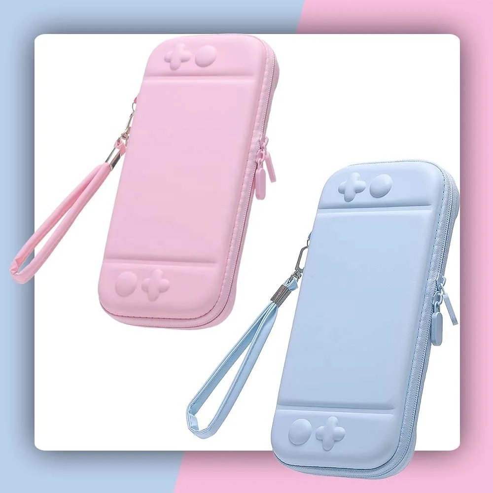 Pink Cute Design Custom EVA Video Game Case for Nintendo Switch Travel Bags