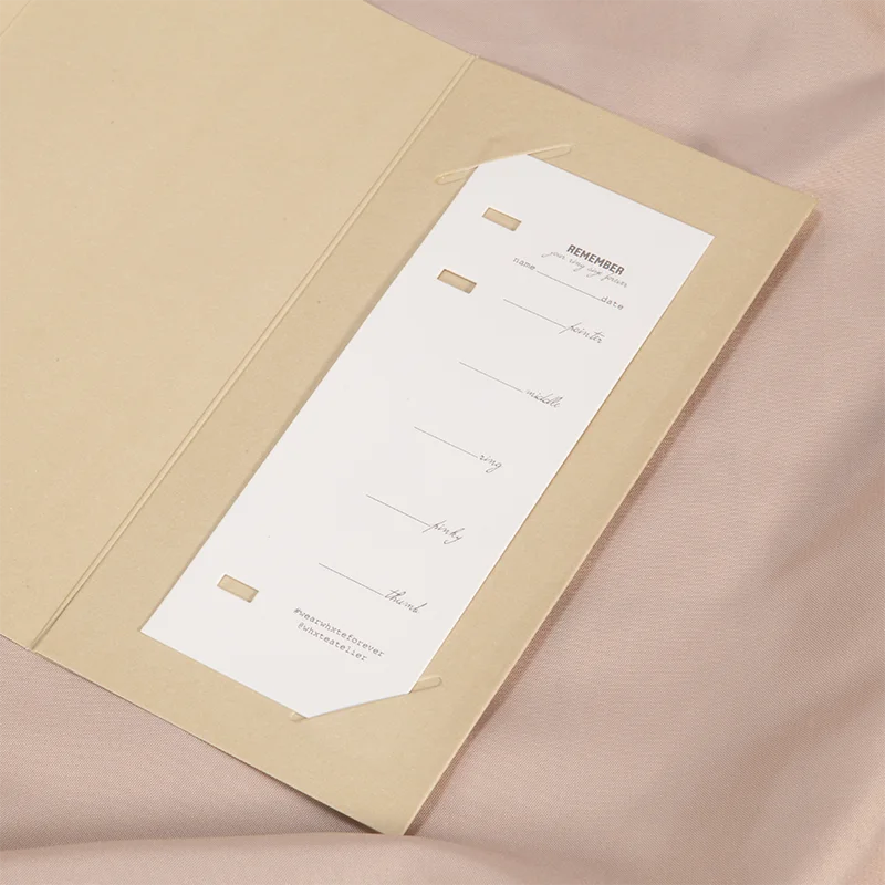 Fold Packing Gift Cards Thank You Card Packaging For Brand