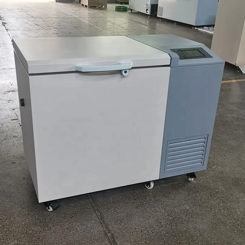 118L -80 Degree High Quality Lab Ultra Low Temperature Horizontal Deep Freezer