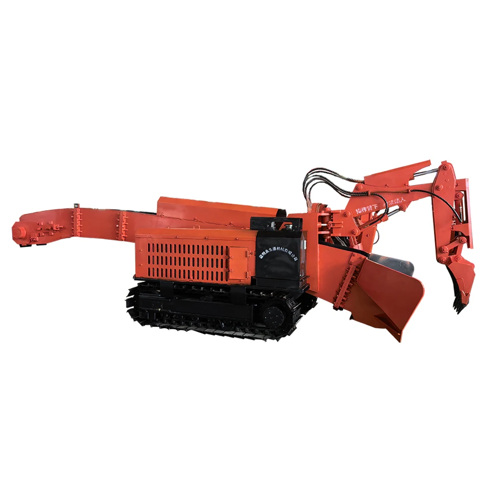 Mini Excavator Small Tunnel Digging Machine Mucking Rock Loader Crawler Mucking Loader Mining Underground Mucking Machine