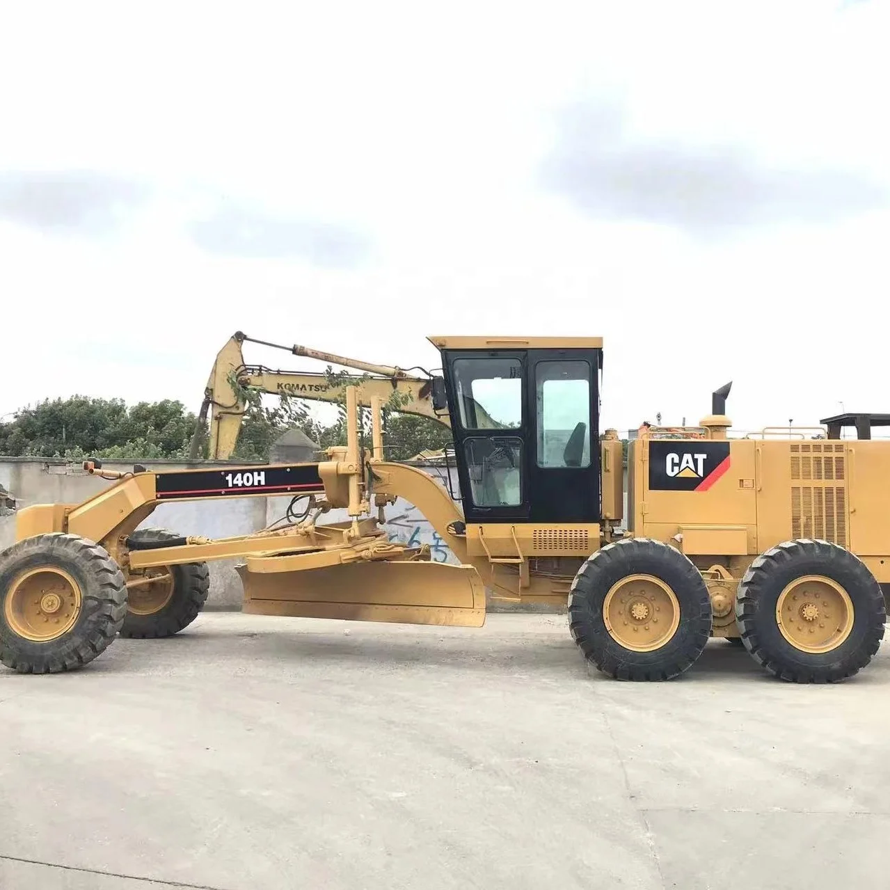 Высококачественный Подержанный грейдер Caterpillar 140h моторный Грейдер Cat 140g 140k Горячая Распродажа в