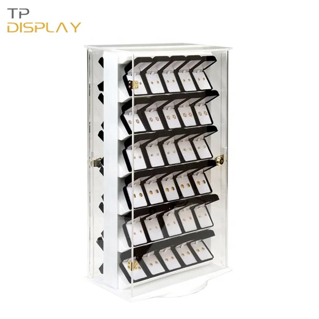 Wholesale New Product Countertop 70cm Height Clear Acrylic Jewelry Display Acrylic For Shop