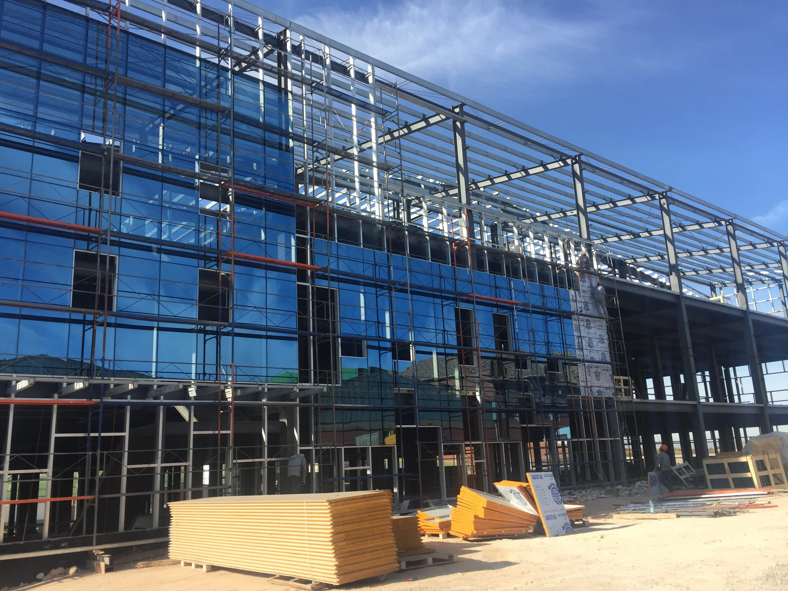 
Low Cost Hot Dip Galvanized Light Steel Structure Frame Prefab Warehouse 