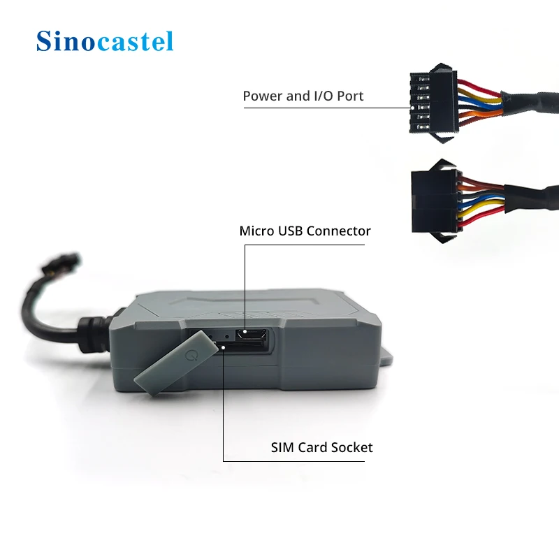 Sinocastel LT-163LSA 4G CAT1 wired gps tracker locator for Australian & south Africa