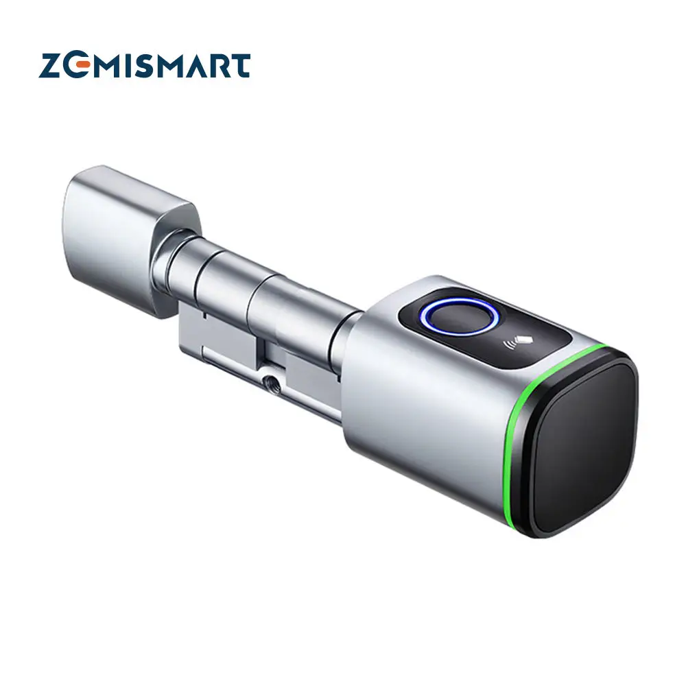 Tuya BLE Smart Fingerprint Door Lock Cylinder DIY Electronic Lock Core App Remote Control Biometric Key Unlock Smart Home