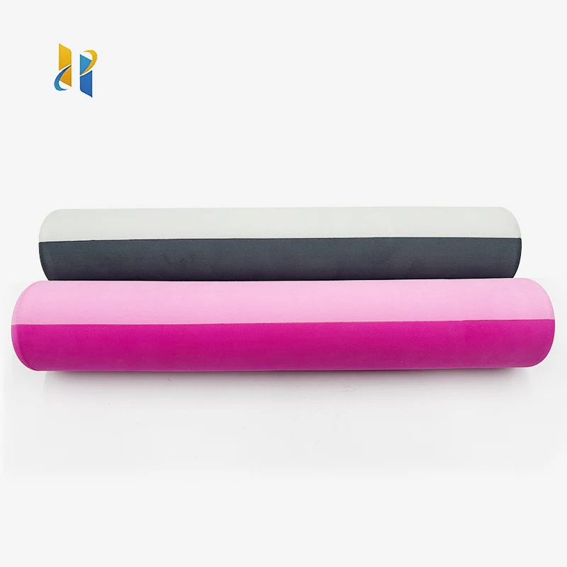 Free Sample Custom Printed Fitness Equipment Two Color Lamination Yoga Exercise Massage Foam Roller For EVA Yoga Foam Roller
