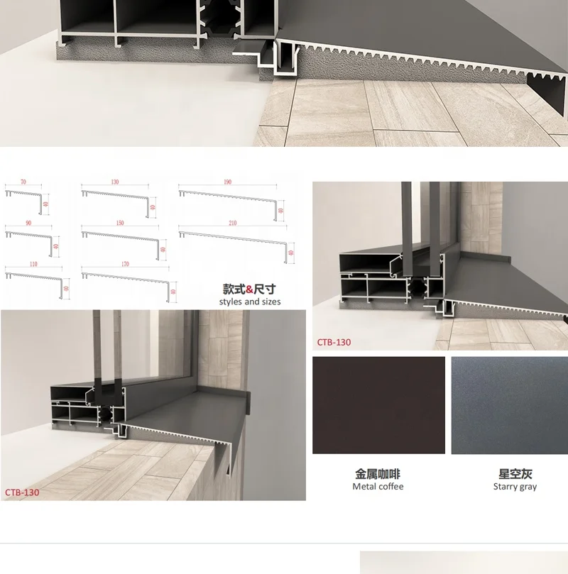Exterior window sill tiles waterproof-window-sill endcap solid surface window sill panel