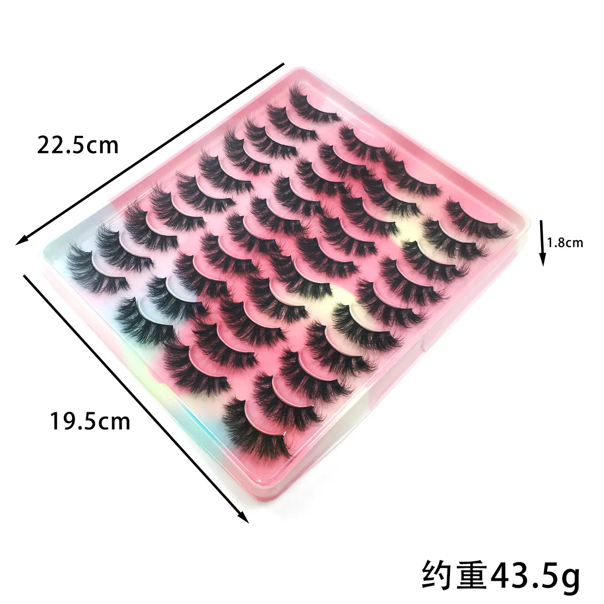 Hot Selling Private Label 3D Russian Volume False Eyelashes Long Lasting Kit Vegan False Eyelashes Manufacturer