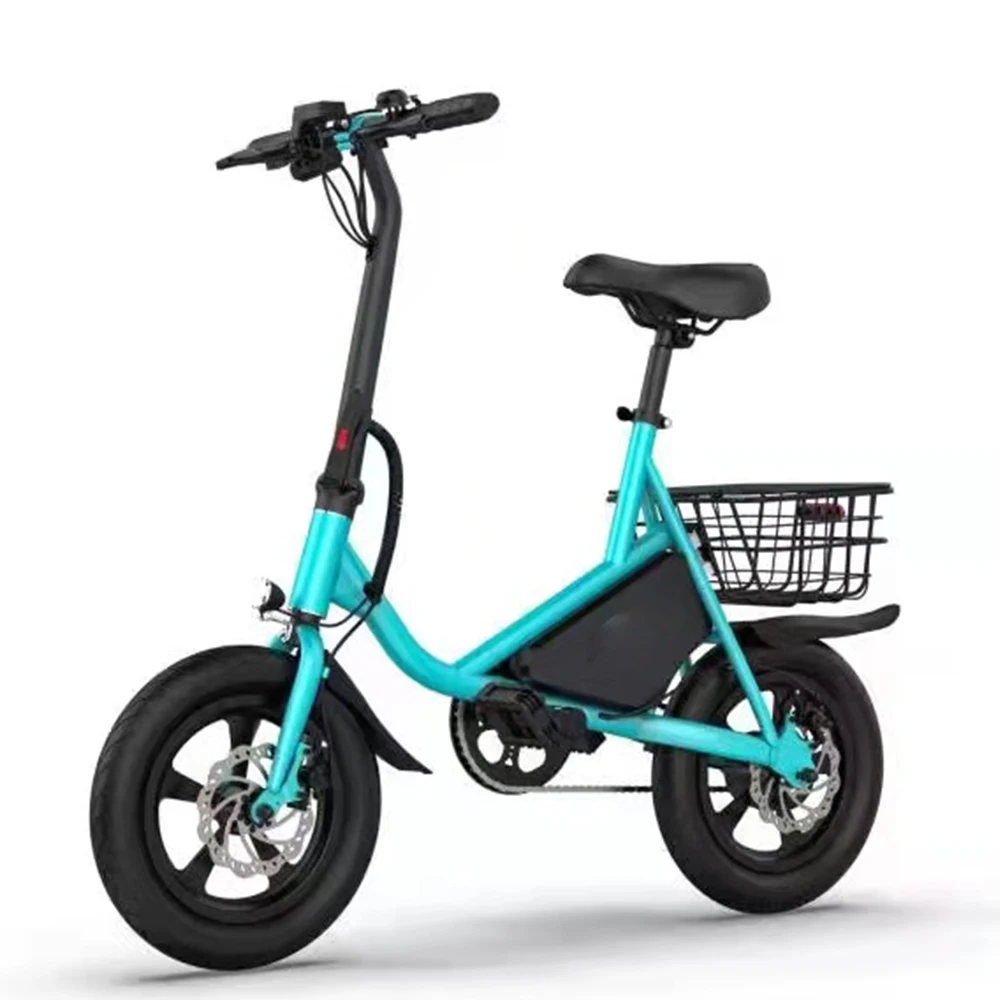 USA ebike Adult 14 inch E bike Folding Fat Tire snow e-bike 500w electric Bike Foldable Bicycle