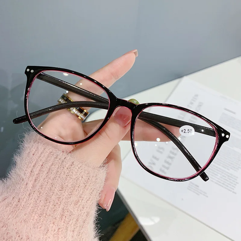 High quality retro fashion reading glasses anti blue light luxury reading glasses for men and women