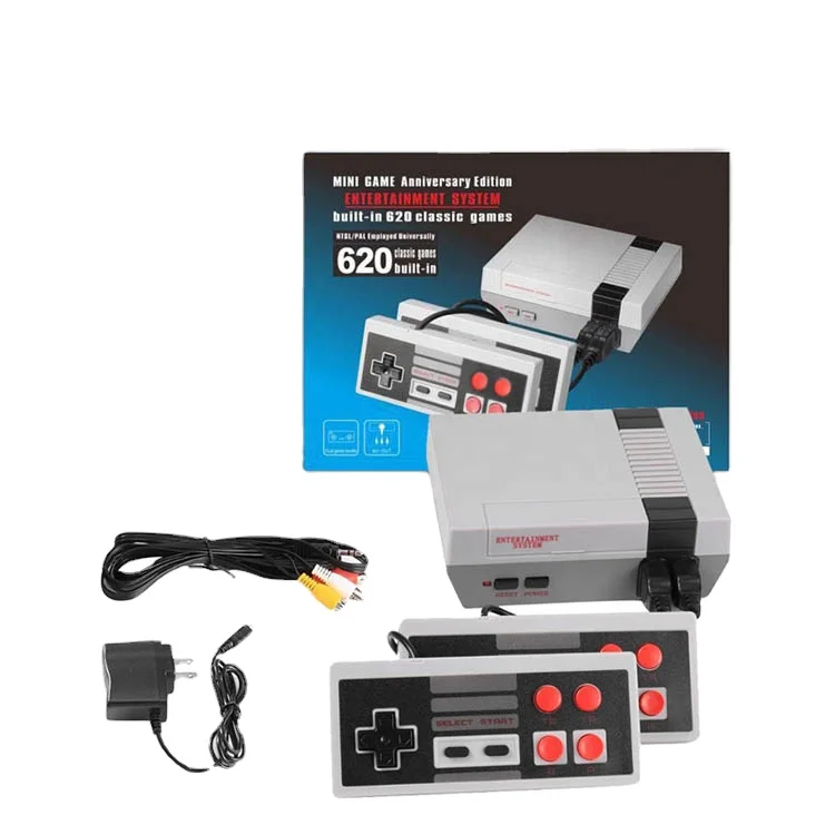 Original Manufacturer Family 8bit Joystick TV Case Game Console Built-in 620 Classic Video Games Handheld Game Player