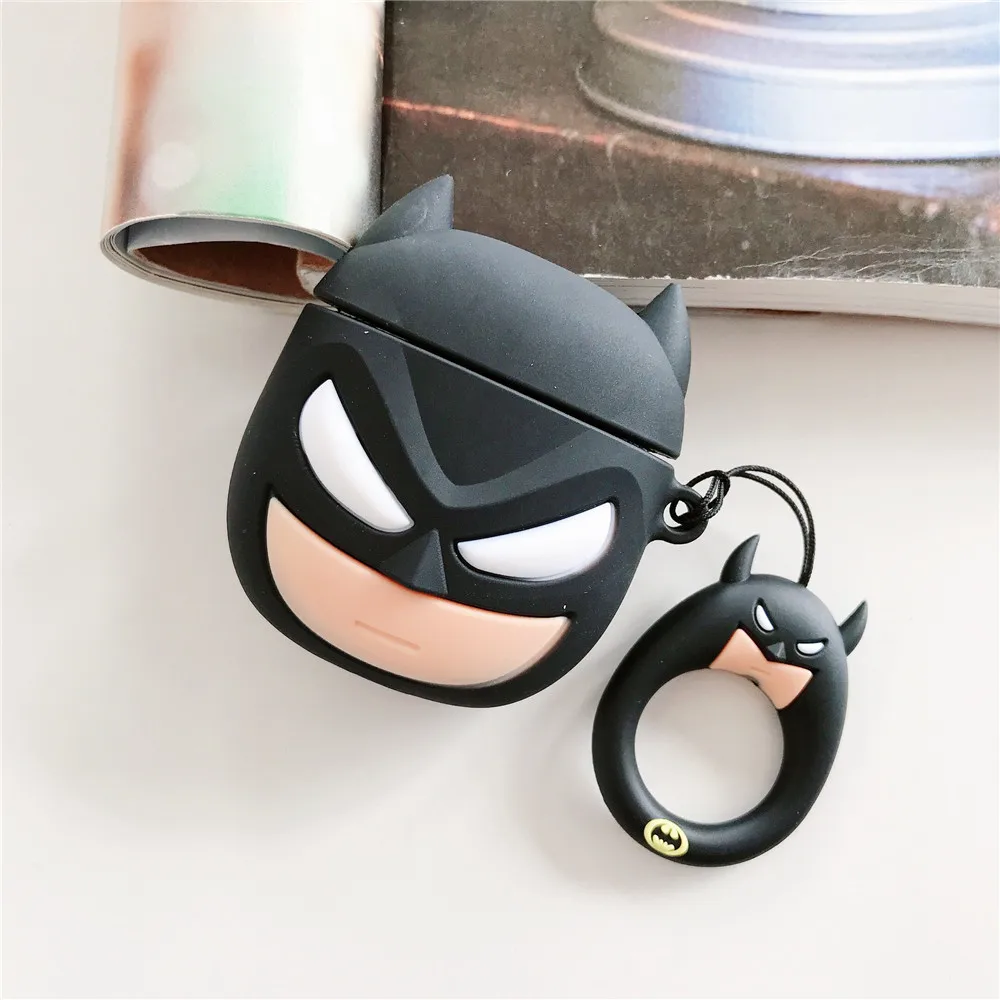 
Spider Iron Man Cute Cartoon Soft Silicone case Headphone Cover for airpod case 2 