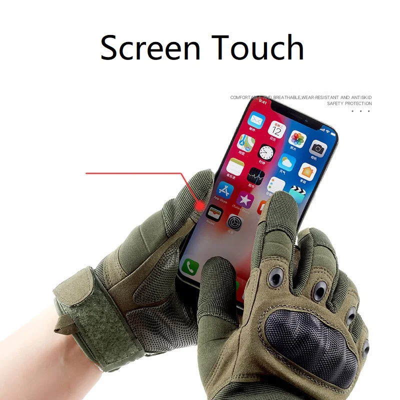 New Arrivals Full Finger Gloves Outdoor Mountain Touch Screen Cycling Bicycle Motorcycle Gloves