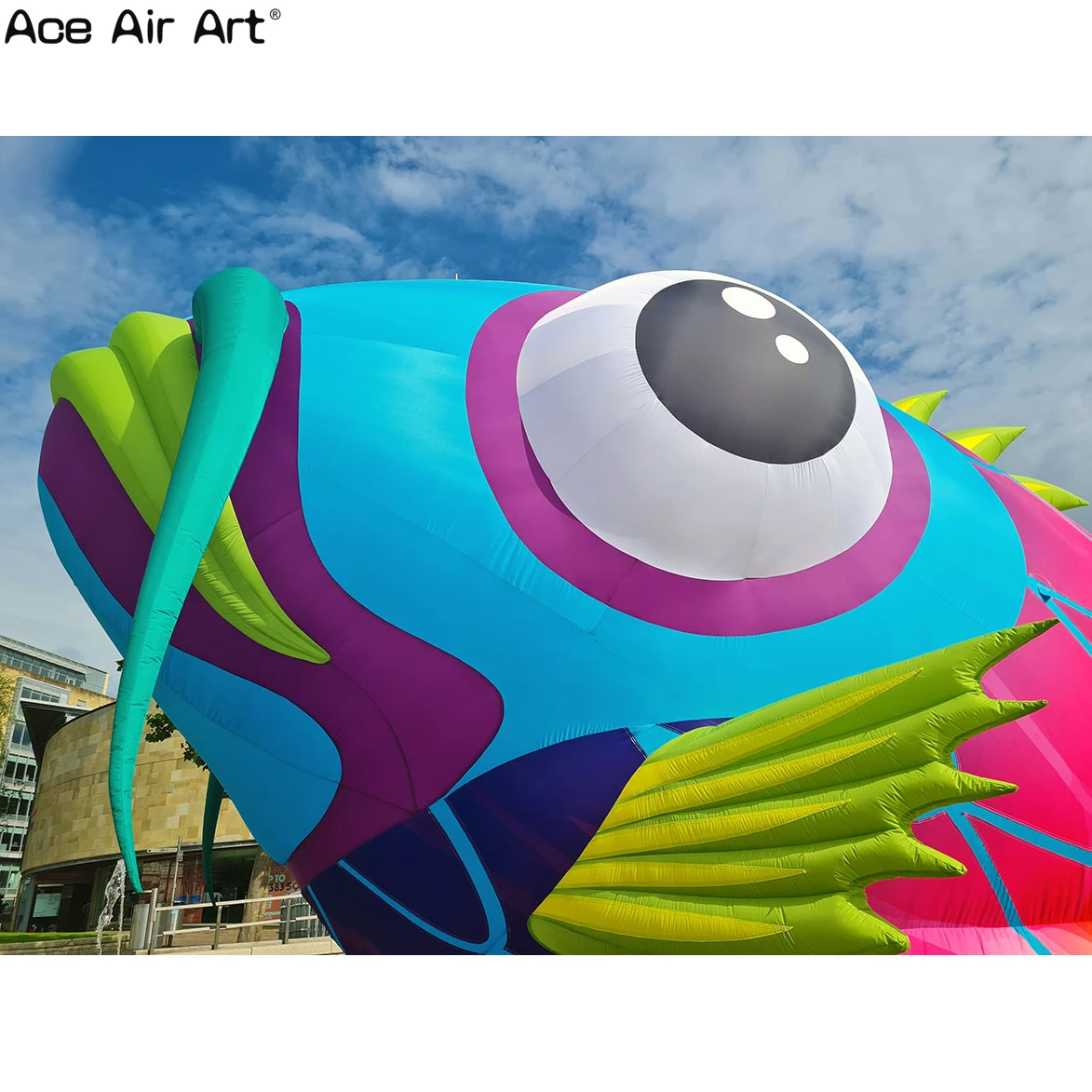 Inflatable Carp Fish Model Inflatable Fish Inflatable Cartoon Fish For Advertising