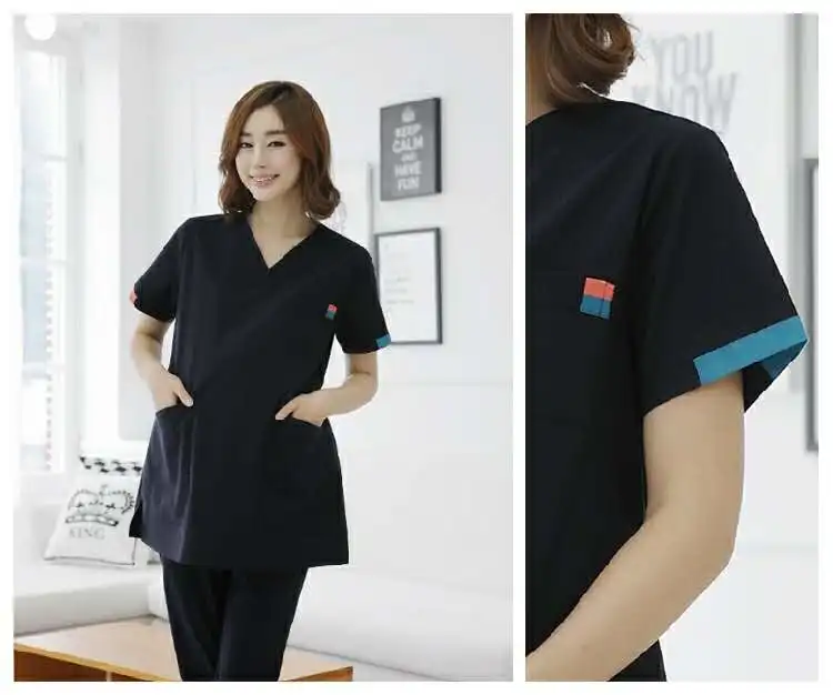 Safe And Healthy Cotton Stretch Nurse Uniform Cosy Nurse Uniform Scrubs