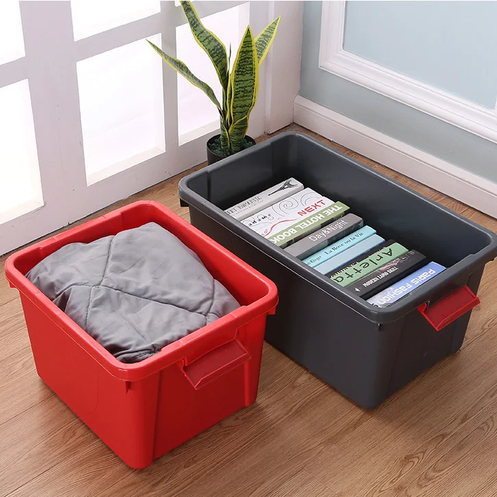 Large Capacity Car Trunk Storage Box Plastic Storage Bin Organizer