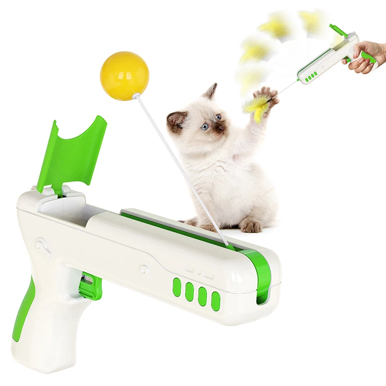 
High-quality owner and pet interaction cat funny gun toy 