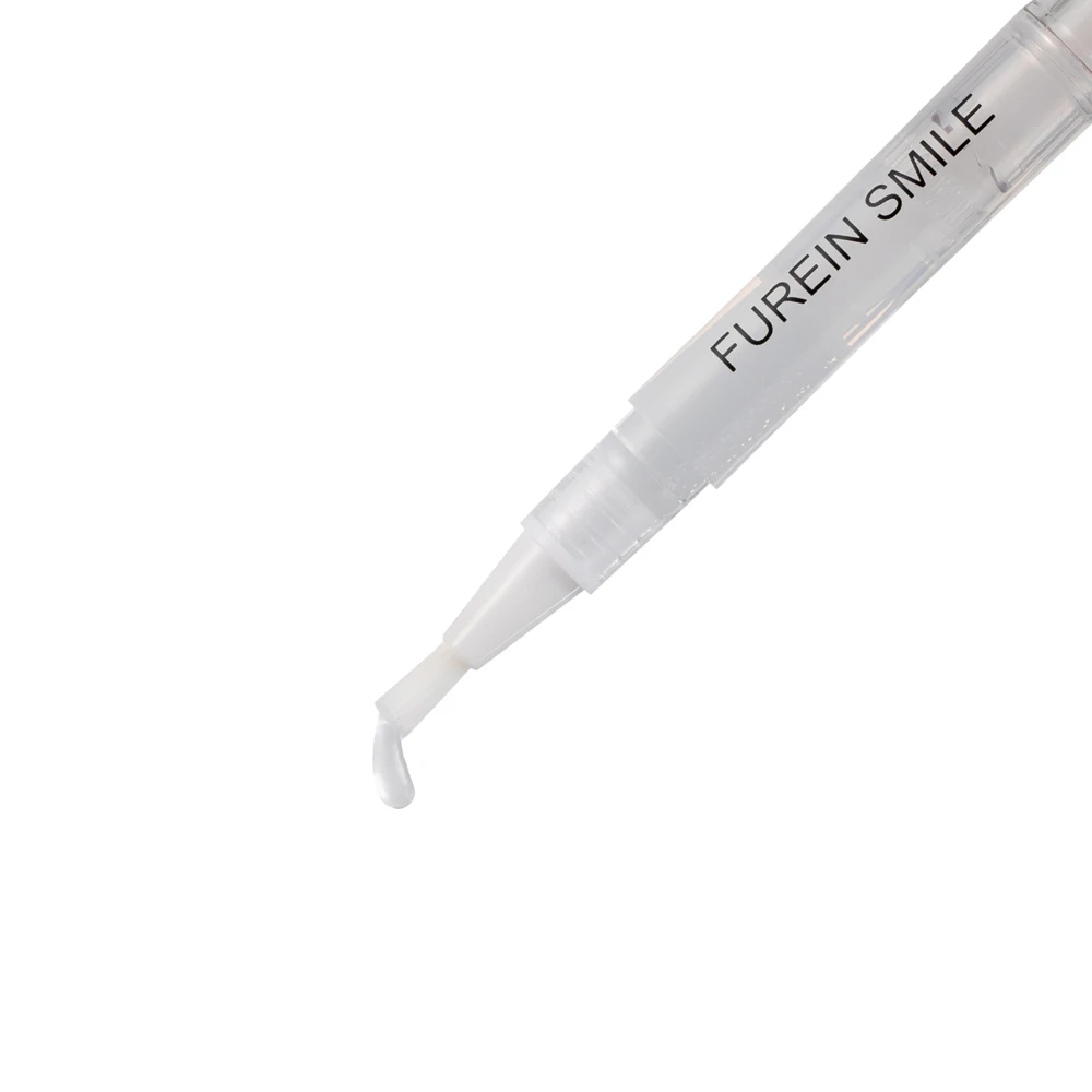 Tooth Whitening Pen Plastic Clear Aluminum Teeth Whitening Gel Pen 16% Hydrogen Peroxide
