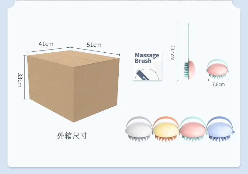 2024 New Pet brush 2-in-1 bath brush for easy cleaning Tpr Brush Pet massage multi-functional bath cleaning