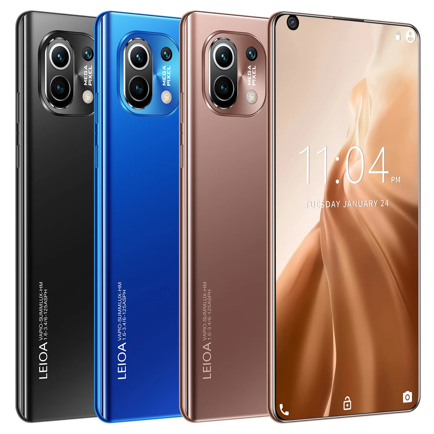 Новинка 2021 Оригинальный разблокированный смартфон M11 Pro Android HD-камера полноэкранный мобильный телефон с двумя SIM-картами сотовый функцией распознавания