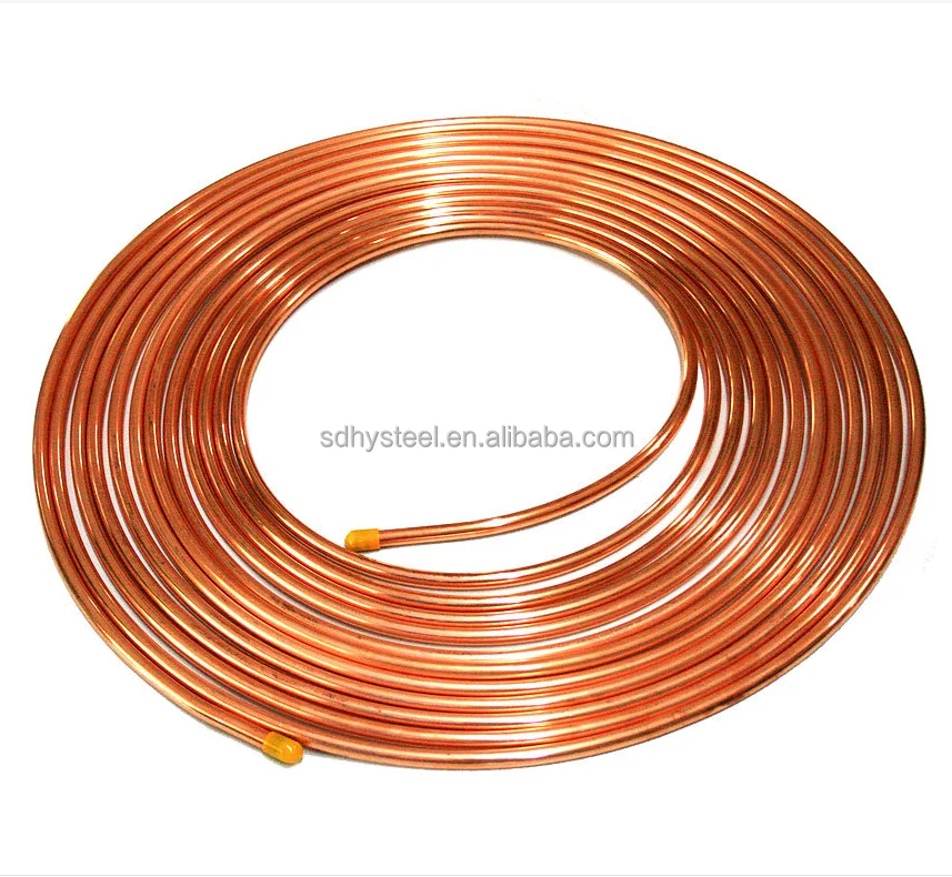 JIS C1100 C1020 99.99% чистая медная труба 3/8 1/4 дюймов трубка кондиционера