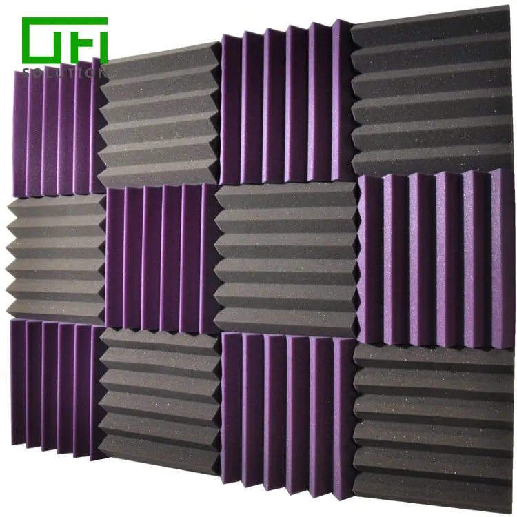High Quality Sound Absorbing PU Foam Panels Eco-friendly Office Home Acoustic Panels