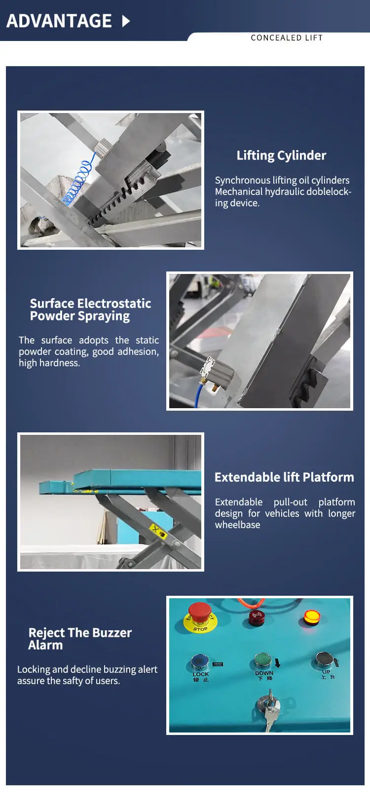 Competitive Price Steel Rope Driver Small Occupation Garage Car Stacker Parking Lift