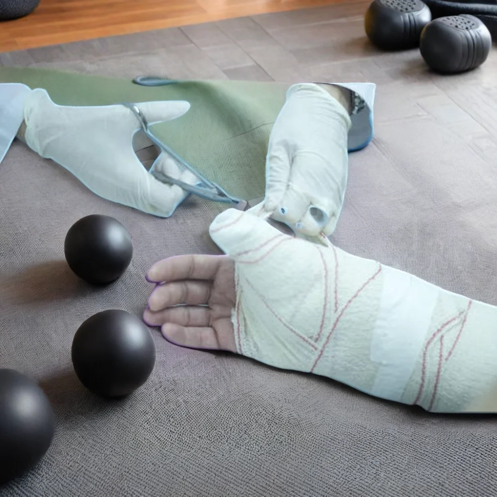 Cotton Elastoplast Compression Bandage Fabric Breathable Elastic EAB Tape for Sports Wrist Ankle Knee Injury Support Wraps