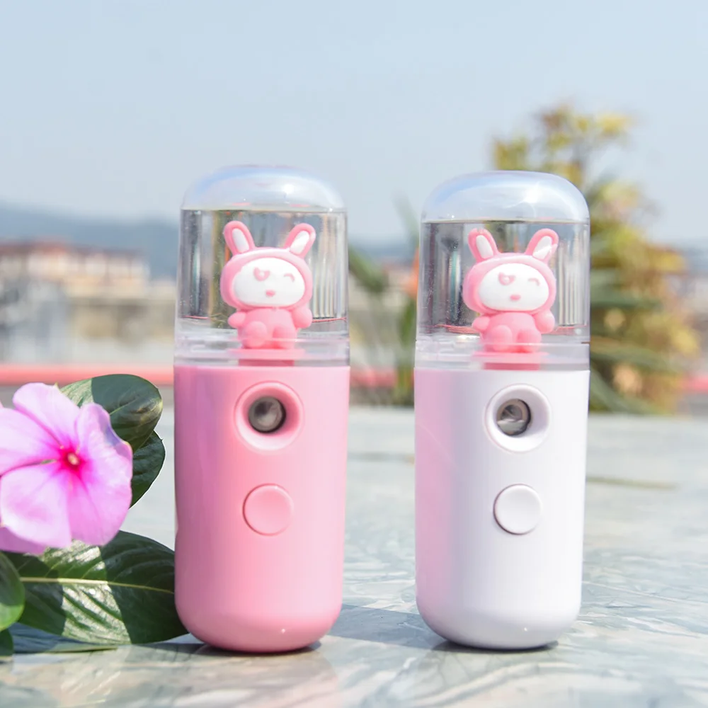 Портативный Перезаряжаемый USB паровой для лица девочек с игрушкой нано-распылитель тумана нано-ионный парогенератор