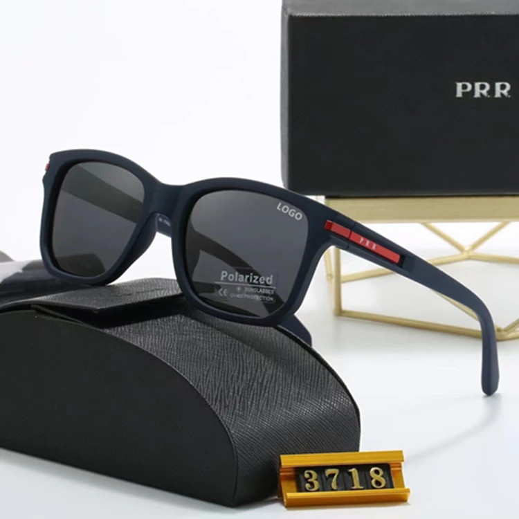 Fashion UV400 Polarized Sunglasses Men High Quality Luxury Brand Designer Shades Fashion Matte Black Sun Glasses For Men
