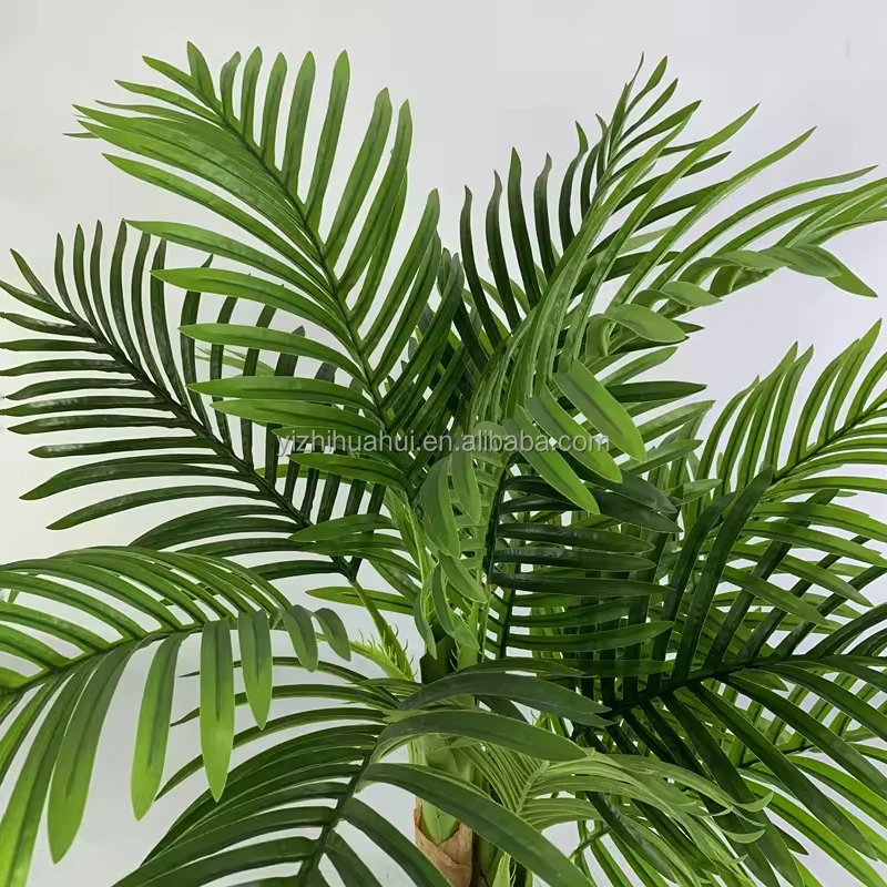 Artificial palm tree artificial ornamental bonsai Areca catechu palm trees bonsal boxwood plant in pot hot sale