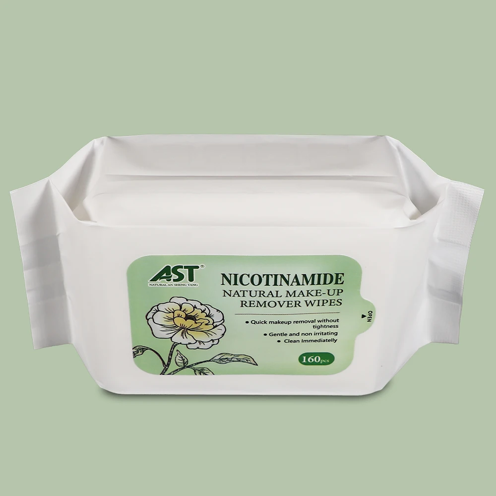 Sensitive Skin Care Soft Biodegradable Makeup Removal Wet Wipes Eco-friendly Adults Safe Makeup Remover Wipes